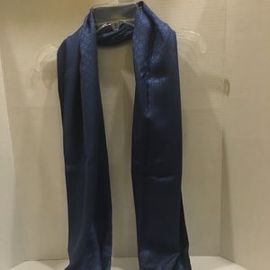 Salvatore Ferragamo blue silk scarf